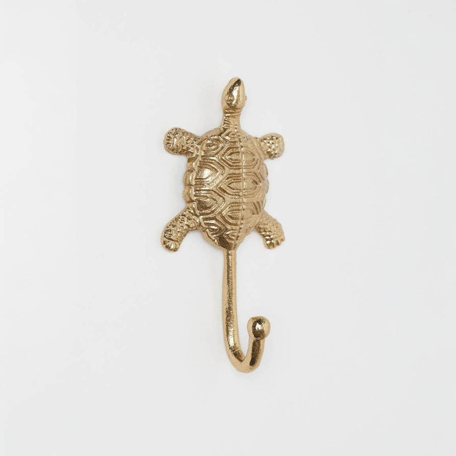 Golden Turtle Decorative Wall Hook